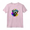 Bouvier des Flandres Pop Art - Dog Lover Splash Art Maglietta - Ideale per Proprietari e Famiglie