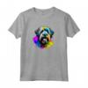 Bouvier des Flandres Pop Art - Dog Lover Splash Art Maglietta - Ideale per Proprietari e Famiglie