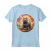 Bouvier des Flandres Rainbow Bridge - Cucciolo di cane commemorativo Maglietta per Amanti dei cani - Design Unico per Addestratori e Allevatori