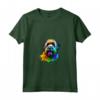 Bouvier des Flandres Pop Art - Dog Lover Splash Art Maglietta con Collo a V - Ideale per Amanti e Proprietari di Cani Bouvier des Flandres