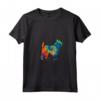 Design Retrò Del Cane Bouvier Des Flandres Maglietta con Collo a V - Vintage Bouvier Des Flandres Design for Dog Lovers