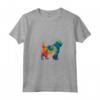 Design Retrò Del Cane Bouvier Des Flandres Maglietta con Collo a V - Vintage Bouvier Des Flandres Design for Dog Lovers