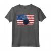 HapTiger Vintage Bouvier des Flandres Dog US American Flag Maglietta - Regalo Unico per Amanti dei Cani - Ideale per Tutte le Stagioni