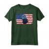 HapTiger Vintage Bouvier des Flandres Dog US American Flag Maglietta - Regalo Unico per Amanti dei Cani - Ideale per Tutte le Stagioni