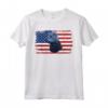 HapTiger Vintage Bouvier des Flandres Dog US American Flag Maglietta - Regalo Unico per Amanti dei Cani - Ideale per Tutte le Stagioni