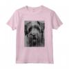 Raffreddare Bouvier Des Flandres Ritratto in Bianco e Nero - Maglietta Stile Cani - Regalo per Amanti dei Bouvier Des Flandres