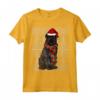 Natale Ugly Christmas Bovaro delle Fiandre Maglietta - Regalo per Amanti dei Cani - Santa Hat Xmas Design