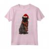 Natale Ugly Christmas Bovaro delle Fiandre Maglietta - Regalo per Amanti dei Cani - Santa Hat Xmas Design