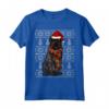 Natale Ugly Christmas Bovaro delle Fiandre Maglietta - Regalo per Amanti dei Cani - Santa Hat Xmas Design