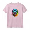 Bouvier des Flandres Pop Art I Dog Lover I Splash Art Maglietta - Ideale per gli Amanti e i Proprietari di Bouvier des Flandres