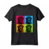 Bouvier des Flandres Cane Pop Art Design Illustrazione Maglietta - Regalo Unico per Amanti dei Cani - Ideale per Natale o Compleanni