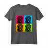 Bouvier des Flandres Cane Pop Art Design Illustrazione Maglietta - Regalo Unico per Amanti dei Cani - Ideale per Natale o Compleanni
