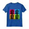 Bouvier des Flandres Cane Pop Art Design Illustrazione Maglietta - Regalo Unico per Amanti dei Cani - Ideale per Natale o Compleanni