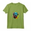 Bouvier des Flandres Pop Art - Dog Lover Splash Art Maglietta con Collo a V - Ideale per Proprietari e Famiglie Bouvier des Flandres