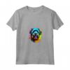 Bouvier des Flandres Pop Art - Dog Lover Splash Art Maglietta con Collo a V - Ideale per Proprietari e Famiglie Bouvier des Flandres