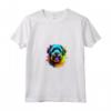 Bouvier des Flandres Pop Art - Dog Lover Splash Art Maglietta con Collo a V - Ideale per Proprietari e Famiglie Bouvier des Flandres