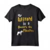 My Wizard is Bouviers des Flandres - Maglietta Regalo per Amanti dei Cani - Ideale per Maghi e Proprietari di Bouviers des Flandres