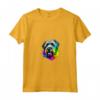 Bouvier des Flandres Pop Art - Dog Lover Splash Art Maglietta con Collo a V - Ideale per Proprietari e Amanti dei Cani