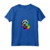 Bouvier des Flandres Pop Art - Dog Lover Splash Art Maglietta con Collo a V - Ideale per Proprietari e Amanti dei Cani