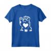 Bouvier des Flandres Love Dog Paw Cuore Graphic Design Maglietta - Ideale per gli Amanti dei Cani