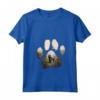 Donna Bouvier Des Flandres Mountain Paw Design Cane Mamma Papà Maglietta con Collo a V - Regalo per Amanti dei Cani - Ideale per Natale, Ringraziamento o Compleanni