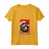 Divertente Bouvier Des Flandres Natale Cattivo Vintage Maglietta con Collo a V - Regalo Unico per Cani Mamma o Papà