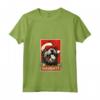 Divertente Bouvier Des Flandres Natale Cattivo Vintage Maglietta con Collo a V - Regalo Unico per Cani Mamma o Papà