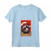 Divertente Bouvier Des Flandres Natale Cattivo Vintage Maglietta con Collo a V - Regalo Unico per Cani Mamma o Papà
