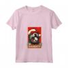 Divertente Bouvier Des Flandres Natale Cattivo Vintage Maglietta con Collo a V - Regalo Unico per Cani Mamma o Papà
