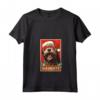 Divertente Bouvier Des Flandres Natale Cattivo Vintage Maglietta con Collo a V - Regalo Unico per Amanti dei Cani - Ideale per Natale