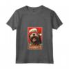 Divertente Bouvier Des Flandres Natale Cattivo Vintage Maglietta con Collo a V - Regalo Unico per Amanti dei Cani - Ideale per Natale