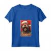 Divertente Bouvier Des Flandres Natale Cattivo Vintage Maglietta con Collo a V - Regalo Unico per Amanti dei Cani - Ideale per Natale