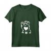 Donna Bouvier des Flandres Love Dog Paw Cuore Graphic Design Maglietta con Collo a V - Ideale per gli Amanti dei Cani e Proprietari di Bouvier des Flandres