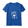 Donna Bouvier des Flandres Love Dog Paw Cuore Graphic Design Maglietta con Collo a V - Ideale per gli Amanti dei Cani e Proprietari di Bouvier des Flandres