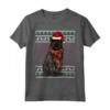 Ugly Christmas Bovaro delle Fiandre Natale Maglietta - Design Divertente per Amanti dei Bouvier des Flandres - Regalo Unico per il Natale dei Cani