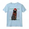 Ugly Christmas Bovaro delle Fiandre Natale Maglietta - Design Divertente per Amanti dei Bouvier des Flandres - Regalo Unico per il Natale dei Cani