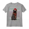 Ugly Christmas Bovaro delle Fiandre Natale Maglietta - Design Divertente per Amanti dei Bouvier des Flandres - Regalo Unico per il Natale dei Cani