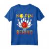 No Pin Lasciato dietro - Camicia Divertente Oggetto Bowling Maglietta - Ideale per Uomini e Donne appassionati di Bowling