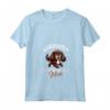 Donna Mamma di Boykin Spaniel - Maglietta con Collo a V per Amanti dei Cani - Ideale per Allevatrici e Proprietarie di Cani