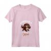 Donna Mamma di Boykin Spaniel - Maglietta con Collo a V per Amanti dei Cani - Ideale per Allevatrici e Proprietarie di Cani