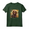 Boykin Spaniel Cane Fiori da Giardino Dipinto Maglietta - Regalo Per Genitori di Cani - Leggera e Taglio Classico