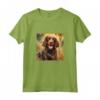 Boykin Spaniel Cane Fiori da Giardino Dipinto Maglietta - Regalo Per Genitori di Cani - Leggera e Taglio Classico
