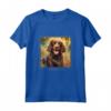 Boykin Spaniel Cane Fiori da Giardino Dipinto Maglietta - Regalo Per Genitori di Cani - Leggera e Taglio Classico