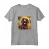 Boykin Spaniel Cane Fiori da Giardino Dipinto Maglietta - Regalo Per Genitori di Cani - Leggera e Taglio Classico