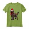 Boykin Spaniel Santa Hat Christmas - Maglietta per Amanti dei Cani - Ideale come Regalo Natalizio