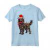 Boykin Spaniel Santa Hat Christmas - Maglietta per Amanti dei Cani - Ideale come Regalo Natalizio