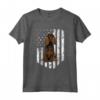 Bandiera Americana Bianco Boykin Spaniel Maglietta - Design Divertente per Amanti dei Cani - 4th Of July USA Patriottico