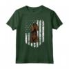 Bandiera Americana Bianco Boykin Spaniel Maglietta - Design Divertente per Amanti dei Cani - 4th Of July USA Patriottico