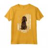 Bandiera Americana Bianco Boykin Spaniel Maglietta - Design Divertente per Amanti dei Cani - 4th Of July USA Patriottico