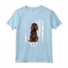 Bandiera Americana Bianco Boykin Spaniel Maglietta - Design Divertente per Amanti dei Cani - 4th Of July USA Patriottico